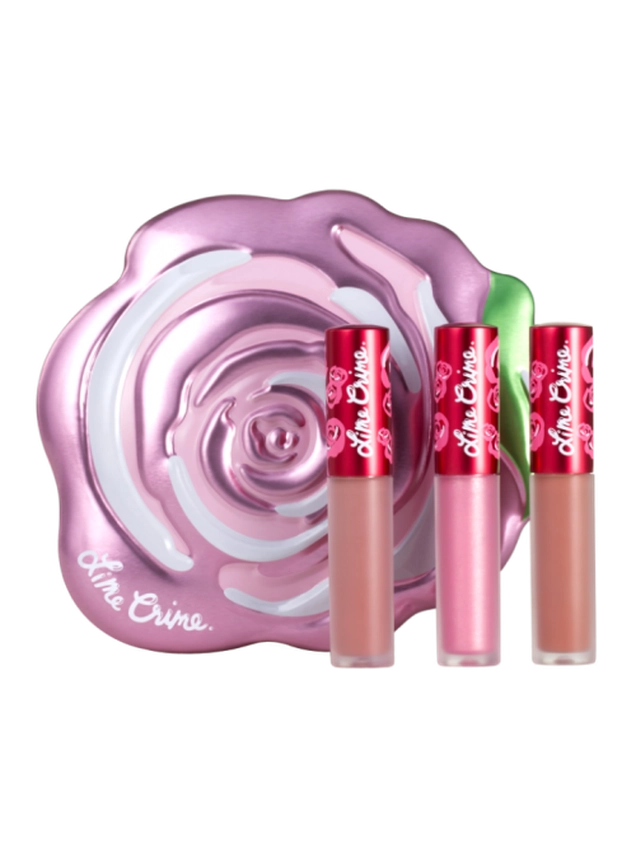 Набор матовых мини помад для губ Lime Crime Pink Velve-Tins Boxed Set