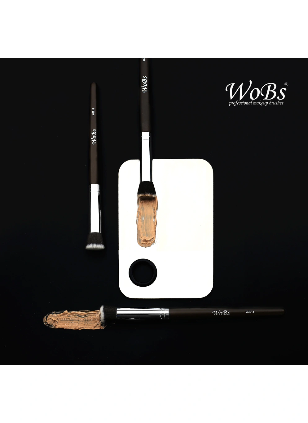 Кисть для тону W3213 синтетика