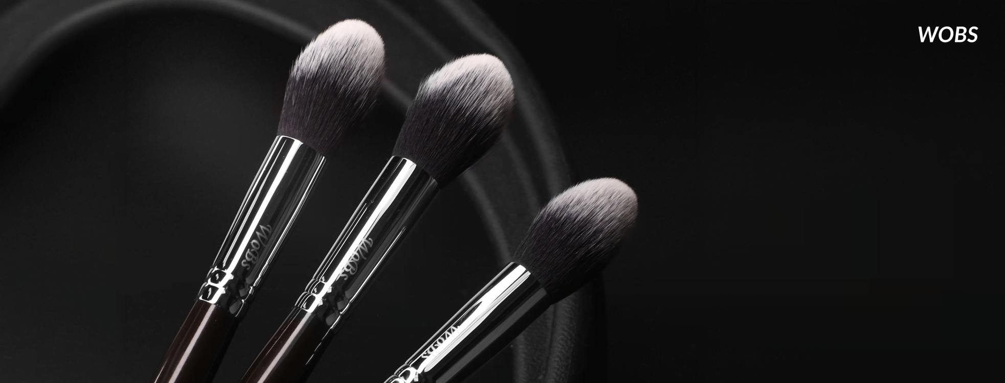 круглая кисть для макияжа wobs