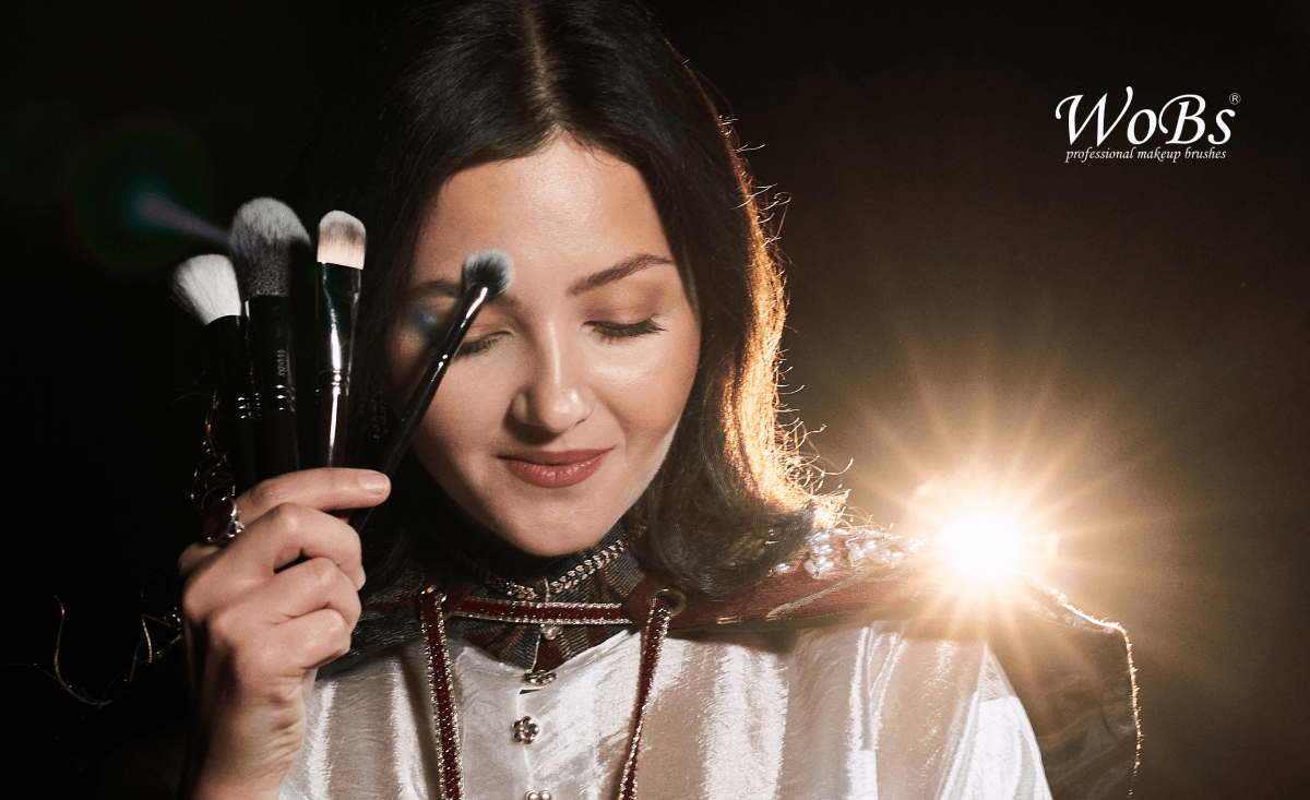 пензлі для макіяжу набір 1 вобс