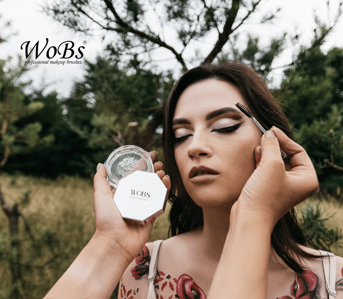 комбінована щіточка для брів і вій вобс