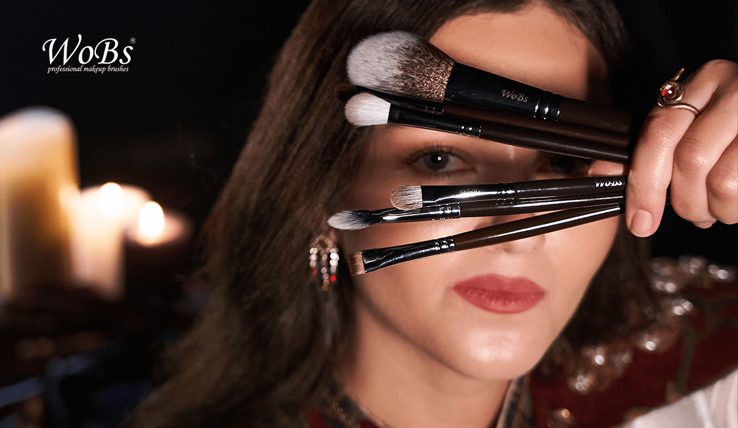 купити набір пензликів для макіяжу WOBS